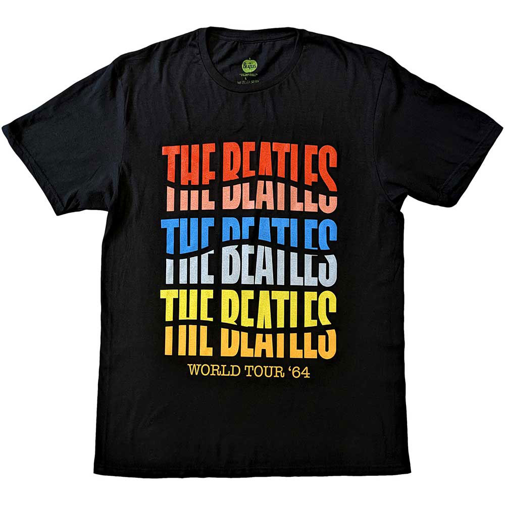 Beatles Colour Wave T-shirt Front