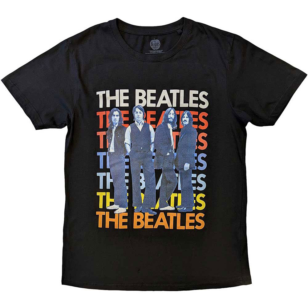 Beatles Iconic Multicolour T-shirt Front
