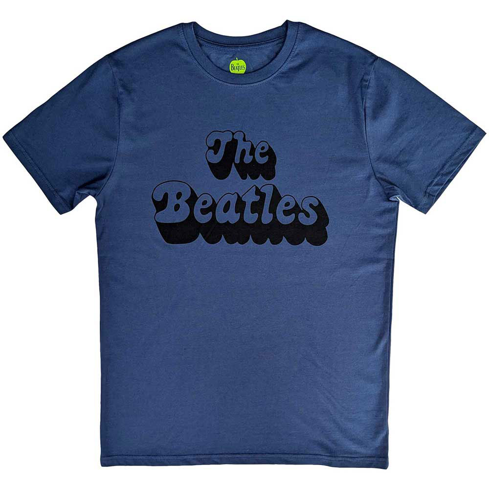 Beatles Text Logo Shadow T-shirt Front