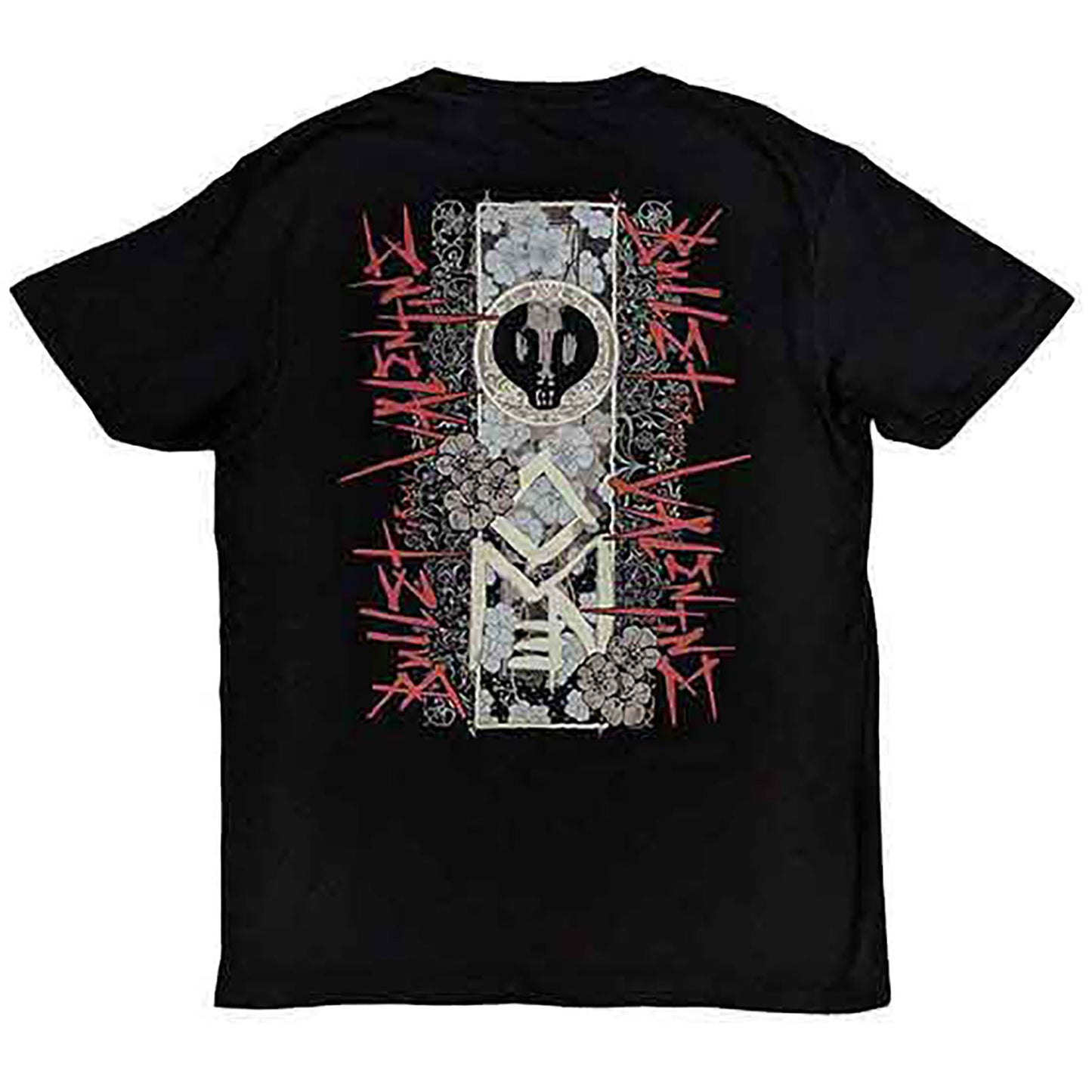 Bullet For My Valentine Floral Omen T-shirt Back