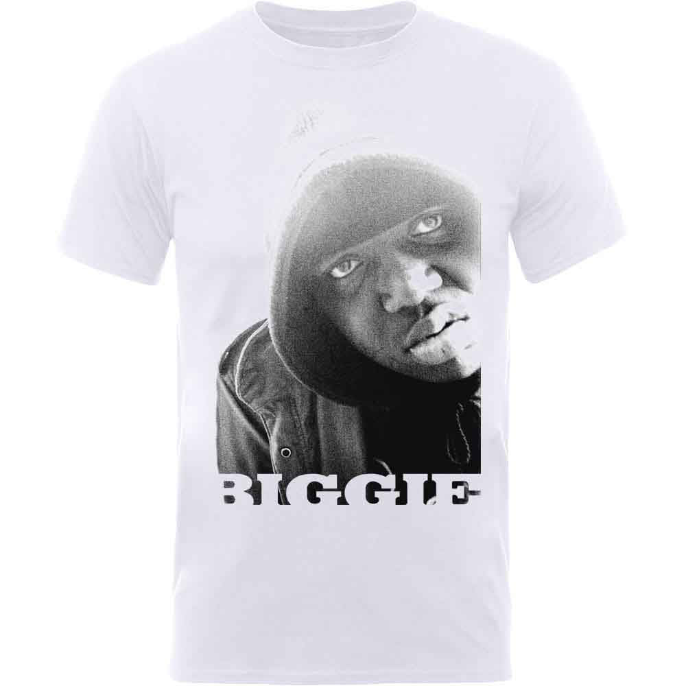 Notorious B.I.G. B&w Portrait T-shirt Front
