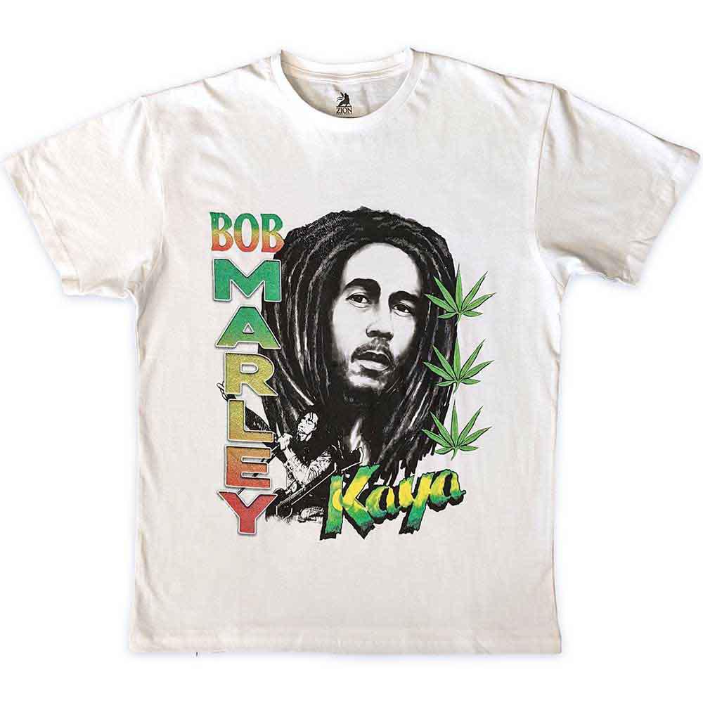 Bob Marley Kaya Illustration T-shirt Front
