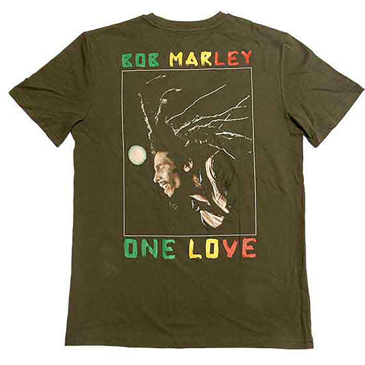 Bob Marley One Love Dreads T-shirt Back