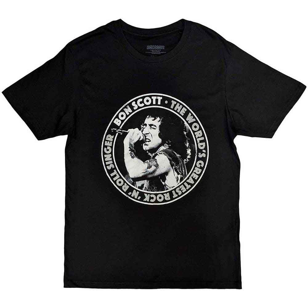 Bon Scott Twgrrs Circle T-shirt Front