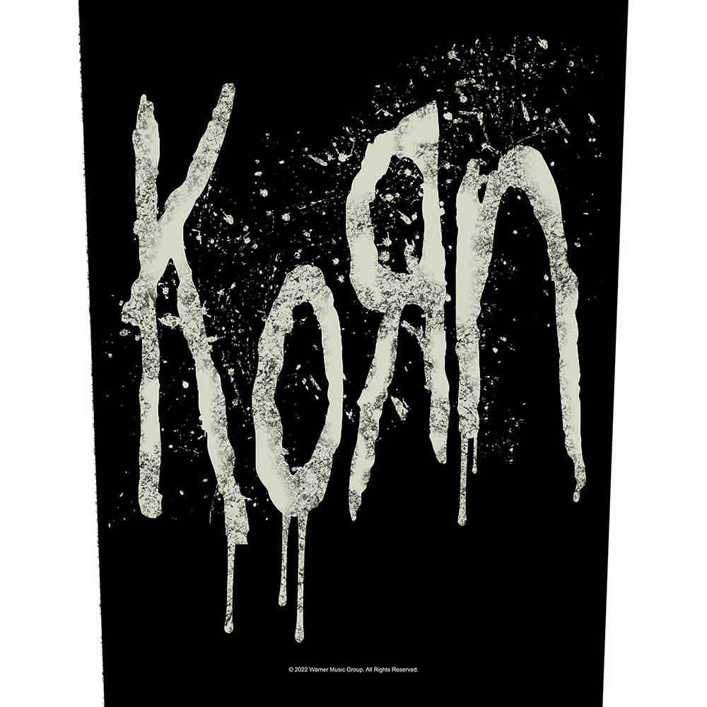 Korn Splatter Logo Back Patch Front