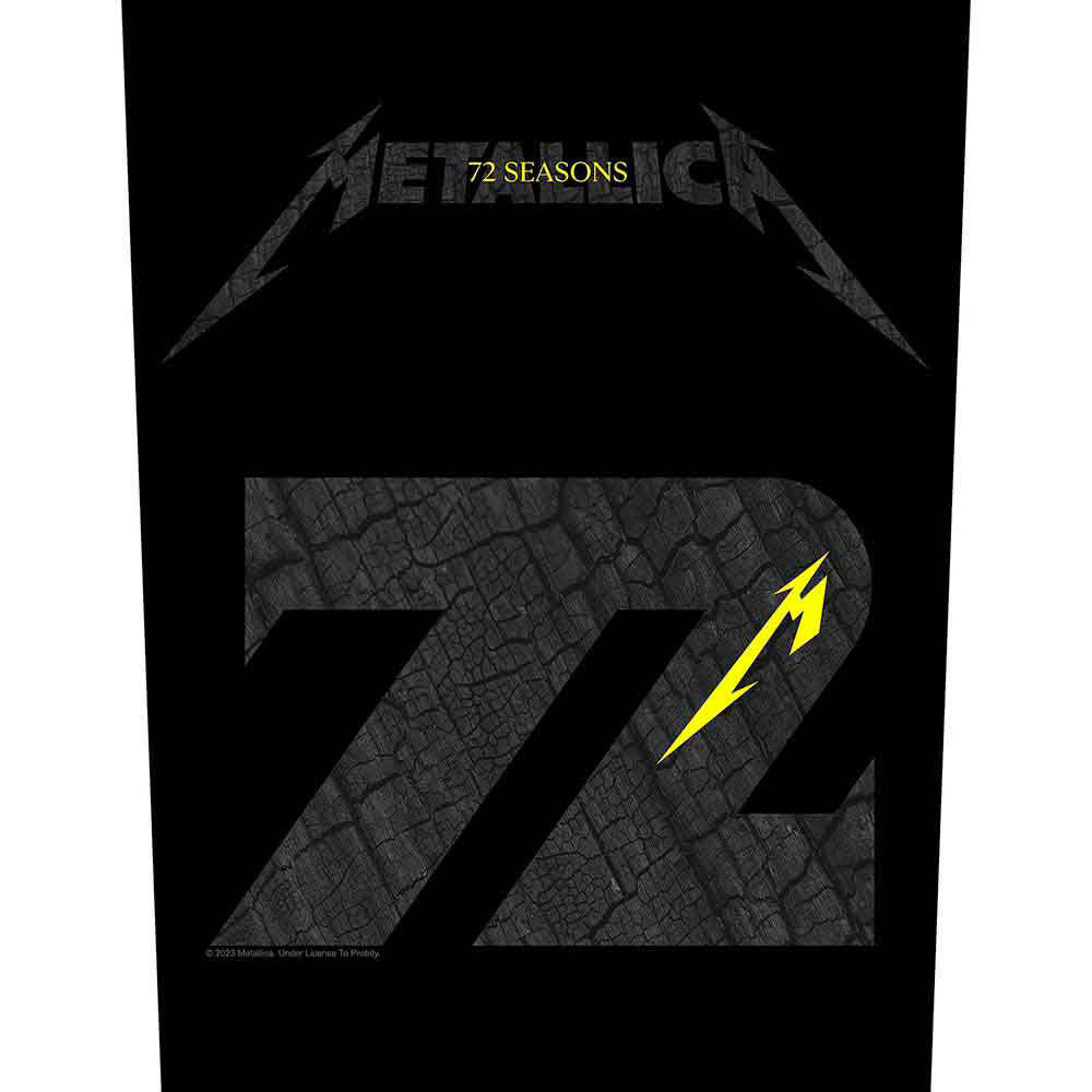 Metallica Charred M72 Back Patch Front