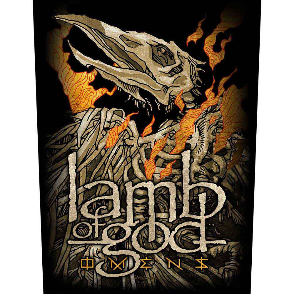 Lamb Of God Omens Back Patch Front