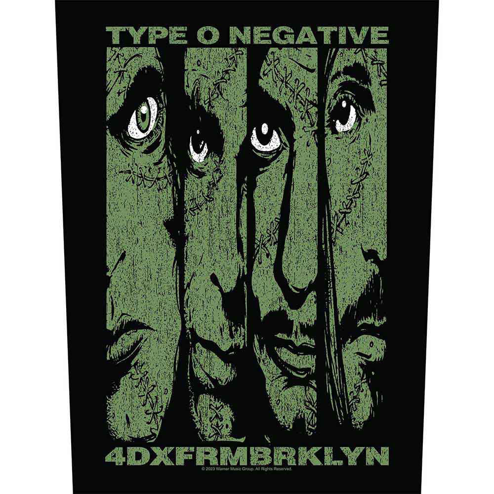 Type O Negative 4dxfrmbrklyn Back Patch Front