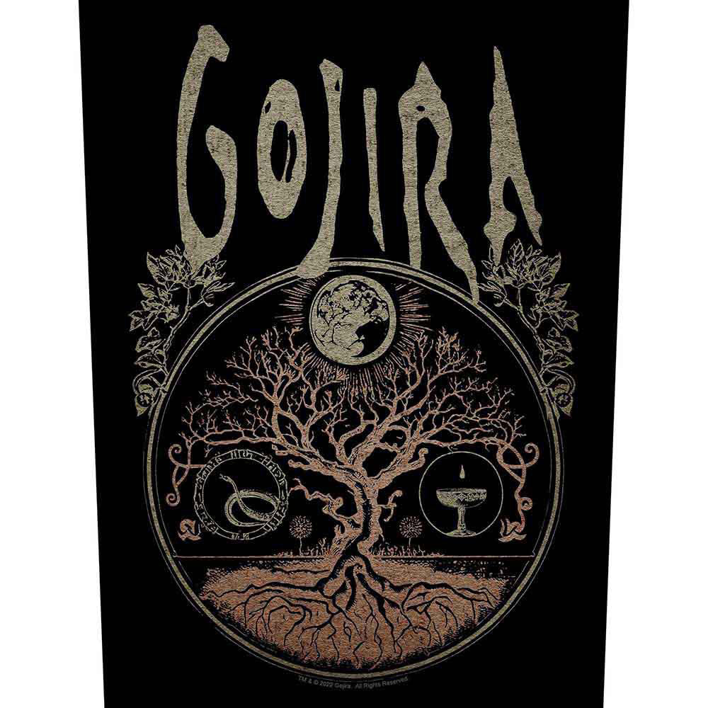 Gojira Tree Of Life Back Patch Front