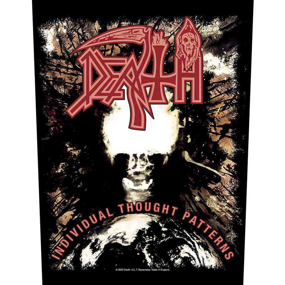 Death Individual Thought Patterns Back Patch Front