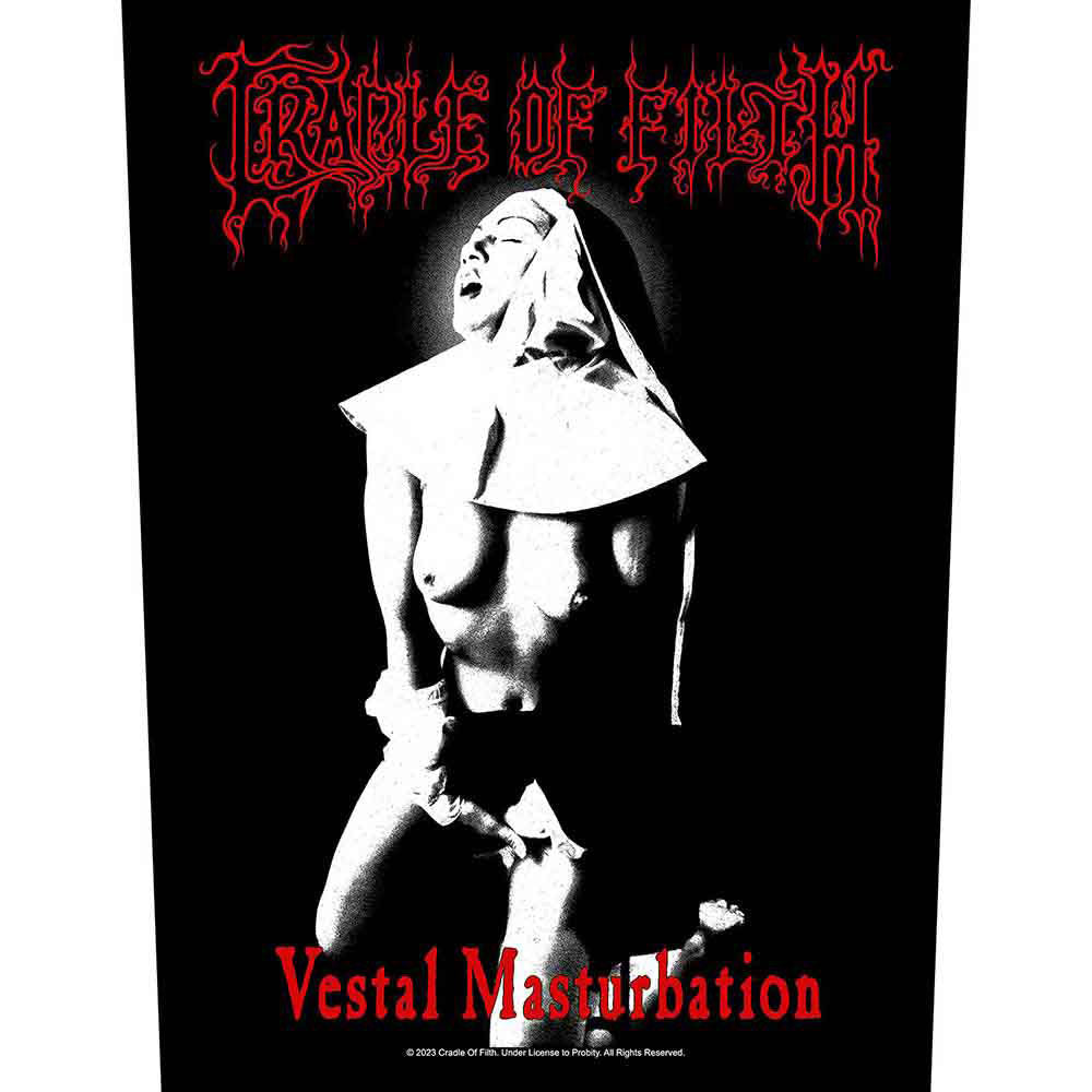 Cradle Of Filth Vestal Masturbation Back Patch Front