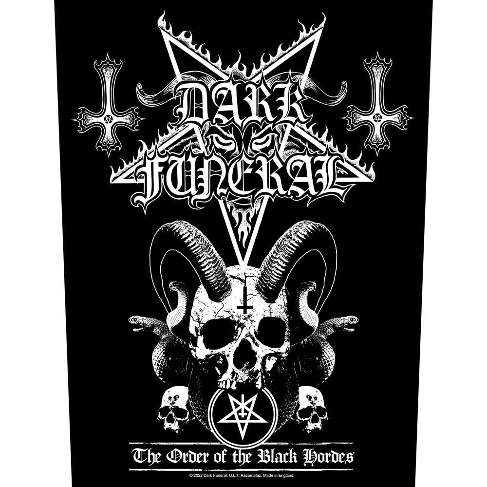 Dark Funeral Order Of The Black Hordes Back Patch Front