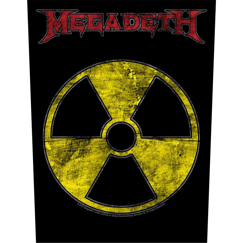 Megadeth Radioactive Back Patch Front