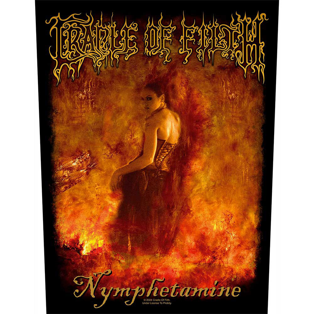 Cradle Of Filth Nymphetamine Back Patch Front