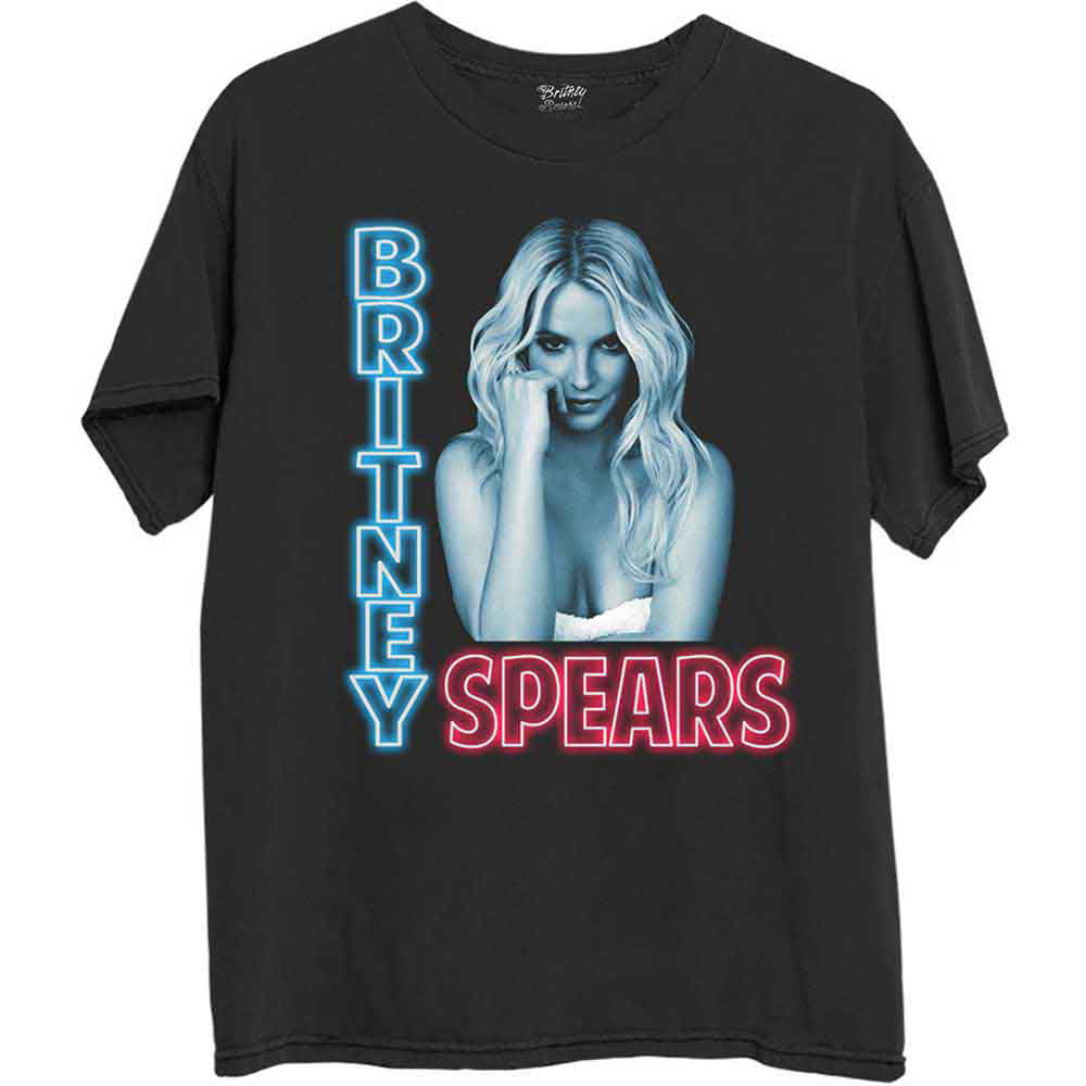 Britney Spears Neon Light T-shirt Front