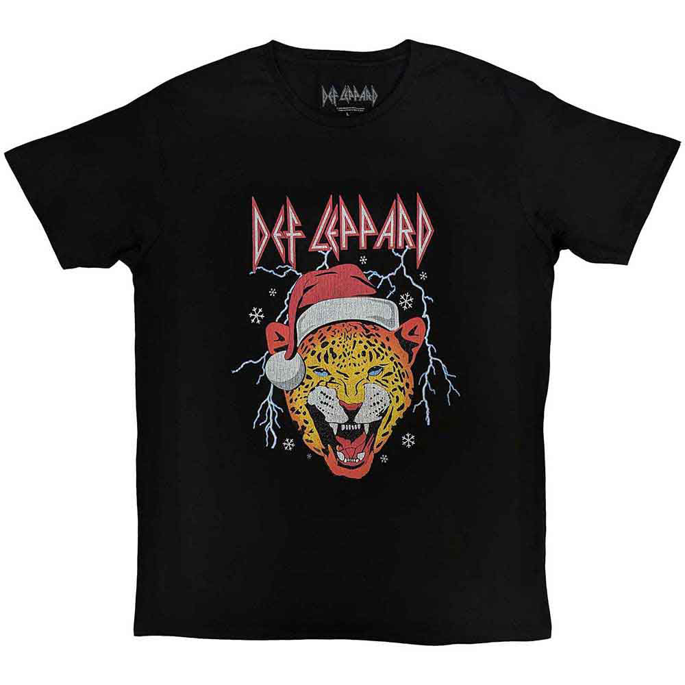 Def Leppard Holiday Leppard T-shirt Front