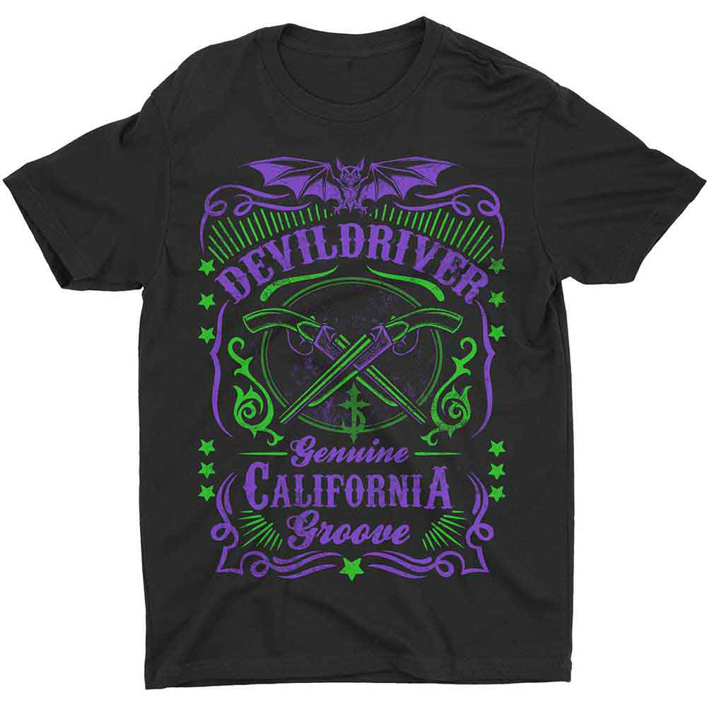 Devildriver Cross Guns T-shirt Front