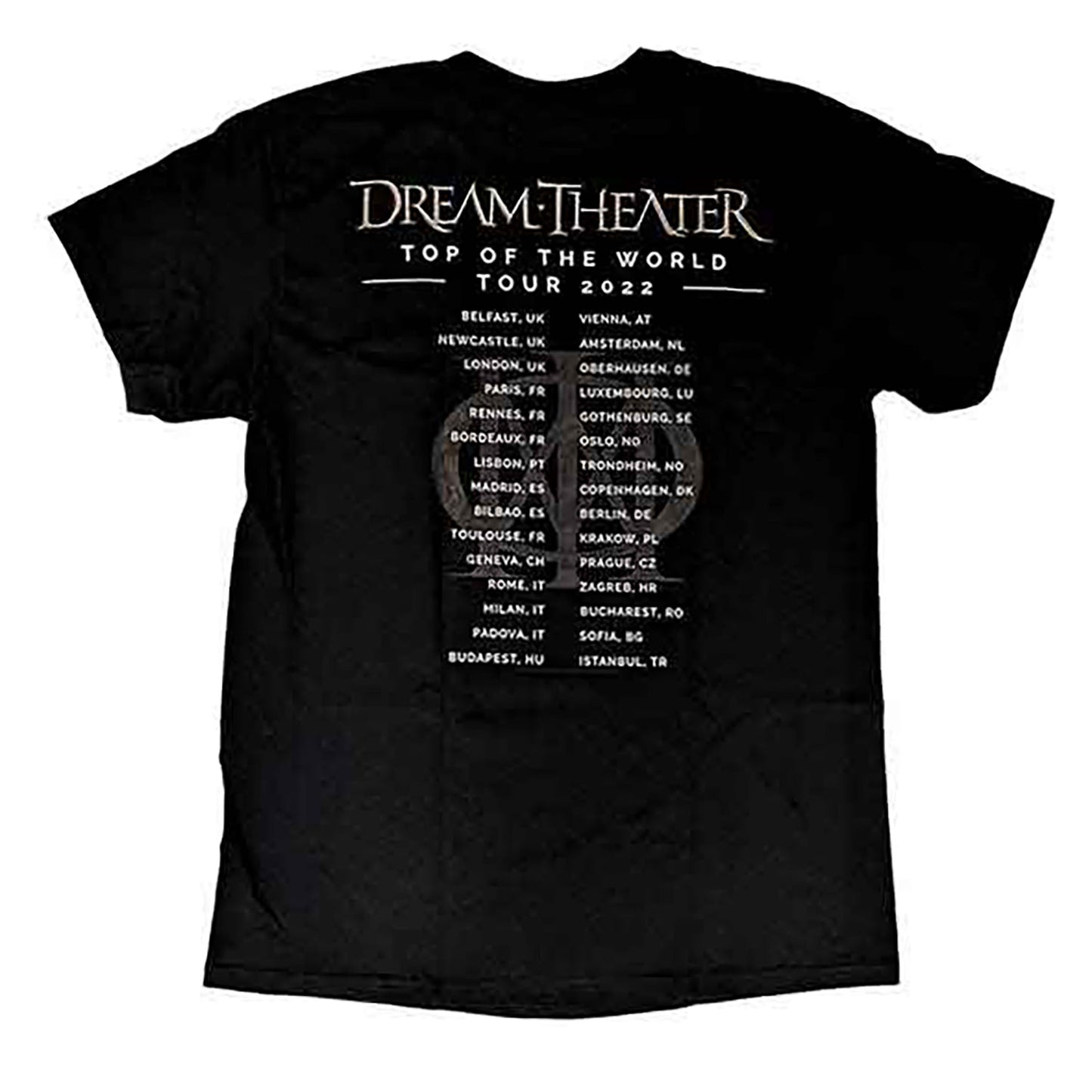 Dream Theater Totw Cover Art Tour 2022 T-shirt Back