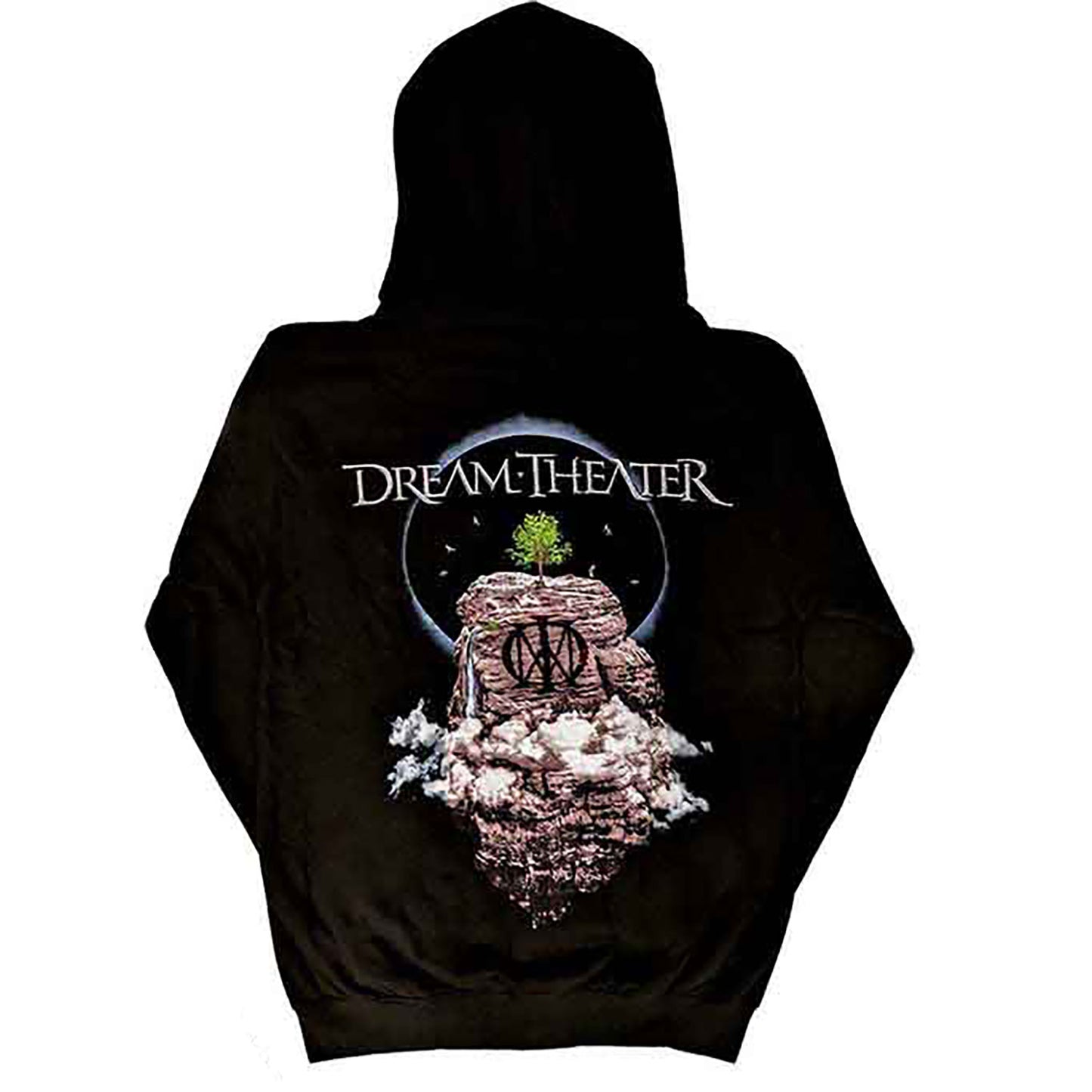 Dream Theater Top Of The World Tour 2022 Zippered Hooded Sweatshirt Back