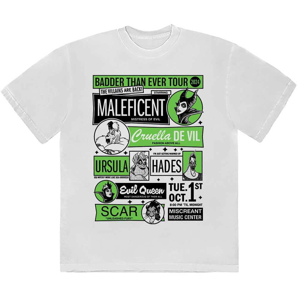 Disney Badder Than Ever Tour T-shirt Front