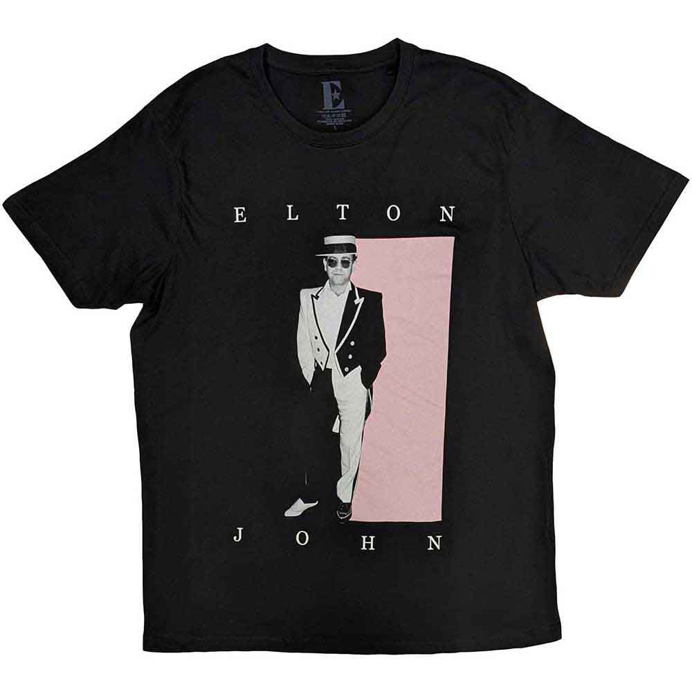 Elton John Tux Photo T-shirt Front