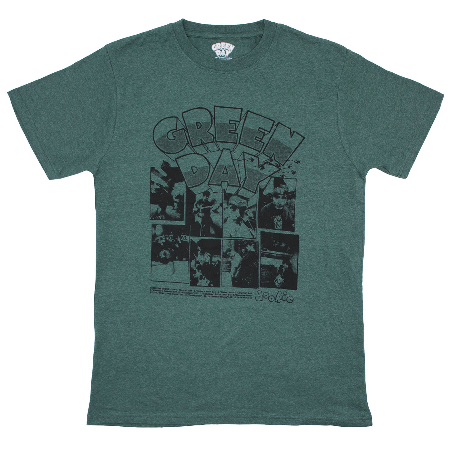 Green Day Dookie Frames T-shirt Front