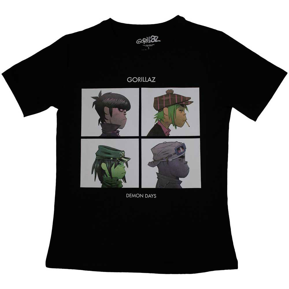 Gorillaz Demon Days Junior Top Front