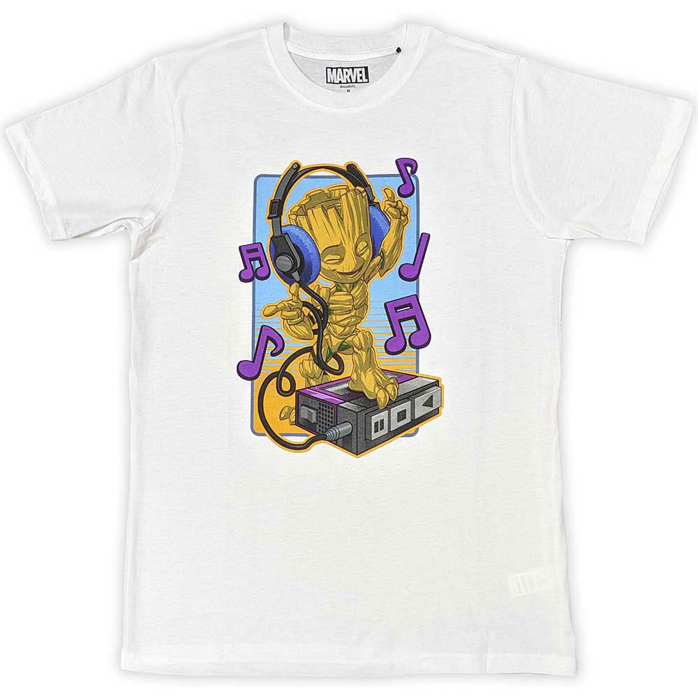 Marvel Comics Guardians Of The Galaxy Groot Dancing T-shirt Front