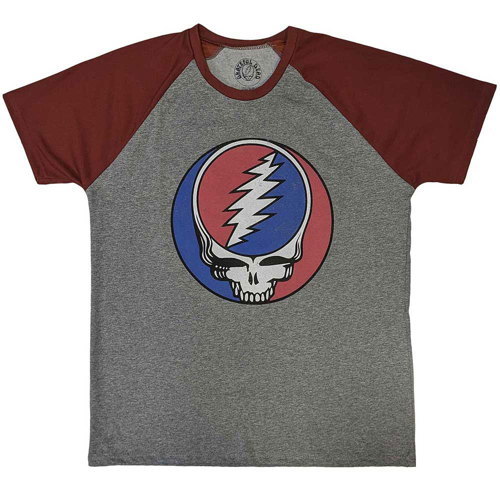 Grateful Dead Steal Your Face Classic Baseball Jersey Front