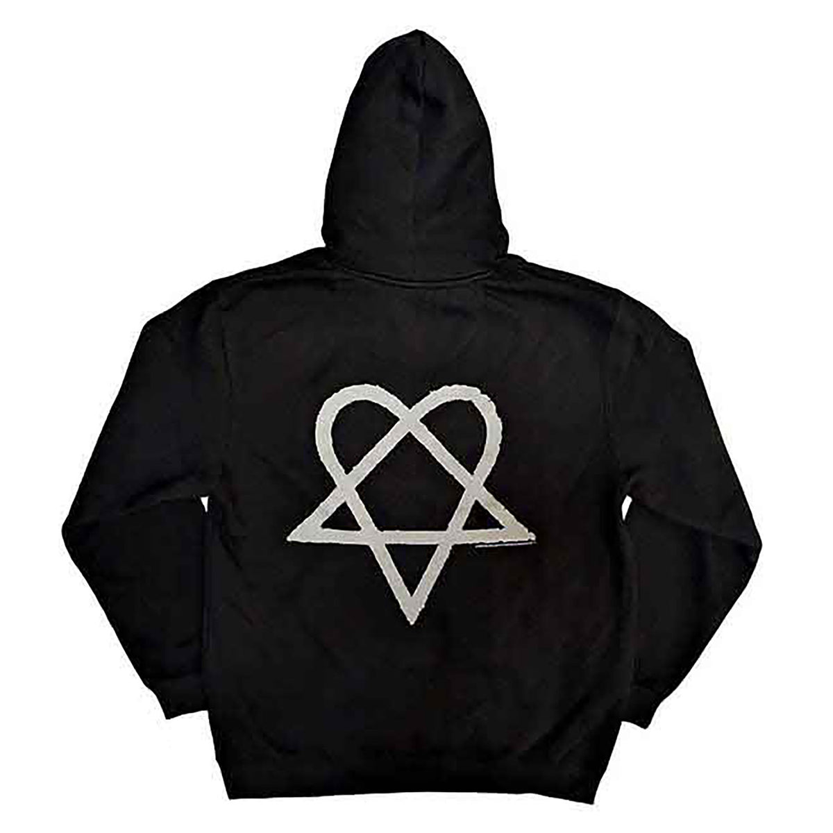 HIM Logo Hooded Sweatshirt Back