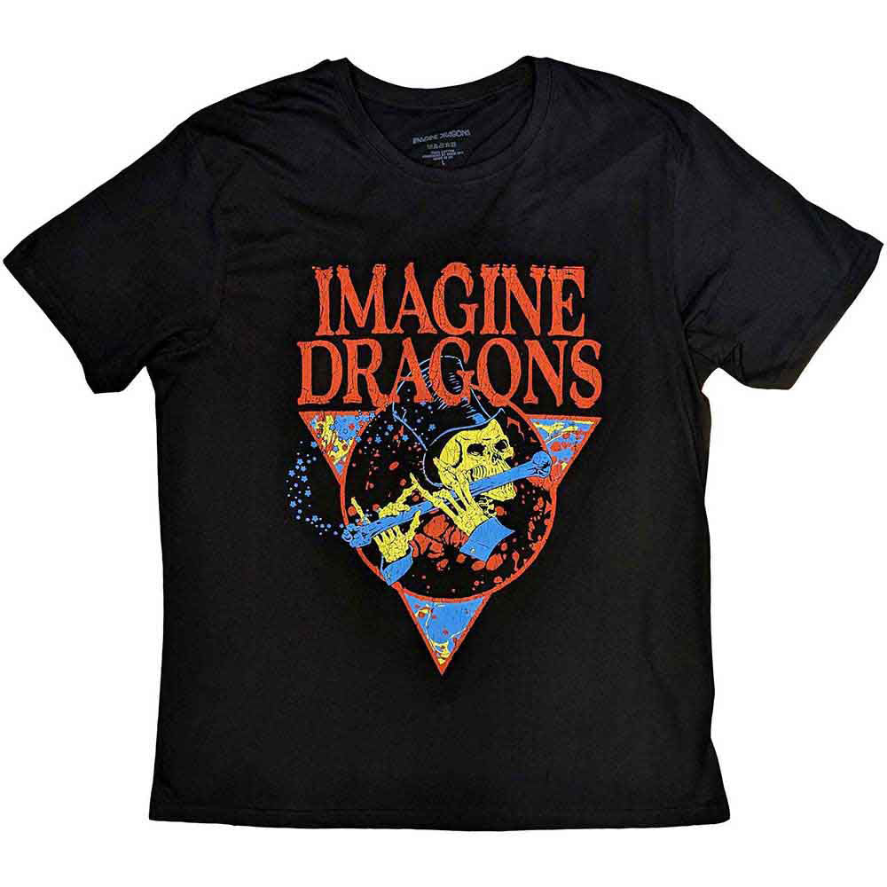 Imagine Dragons Skeleton Flute T-shirt Front