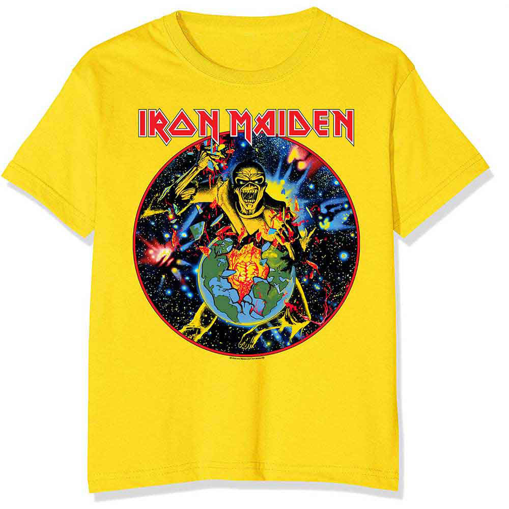 Iron Maiden World Piece Tour Circle T-shirt Front