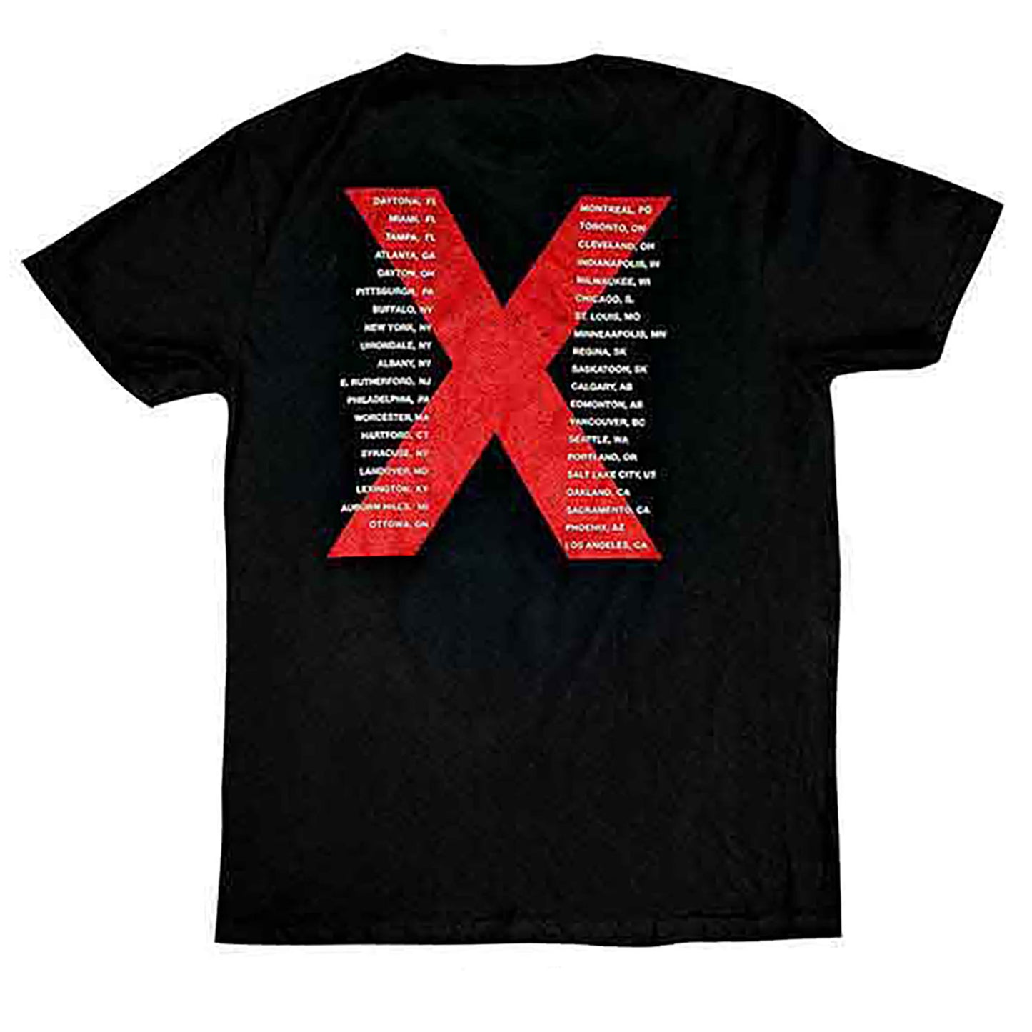 INXS Us Tour T-shirt Back