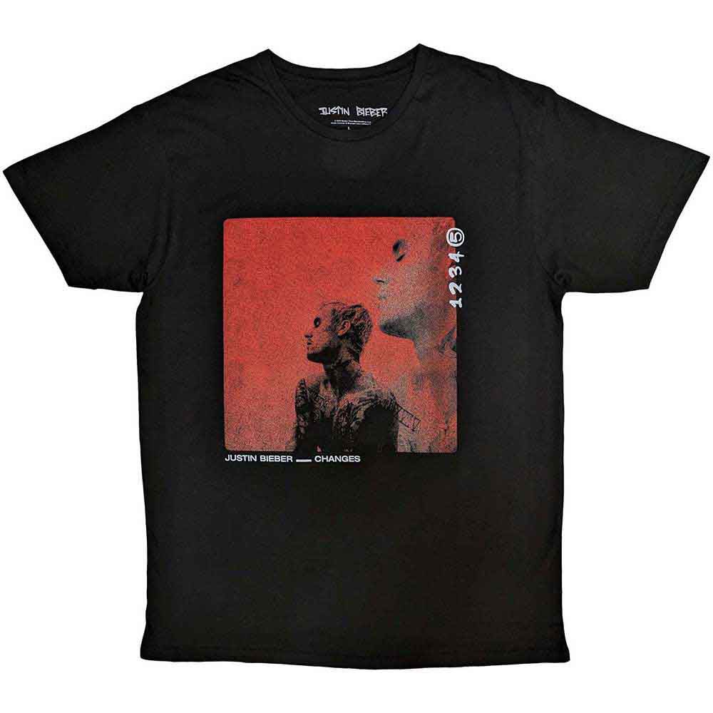 Justin Bieber Changes T-shirt Front