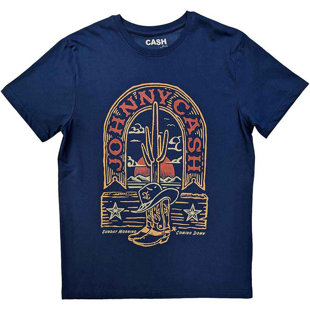Johnny Cash Sunday Morning T-shirt Front