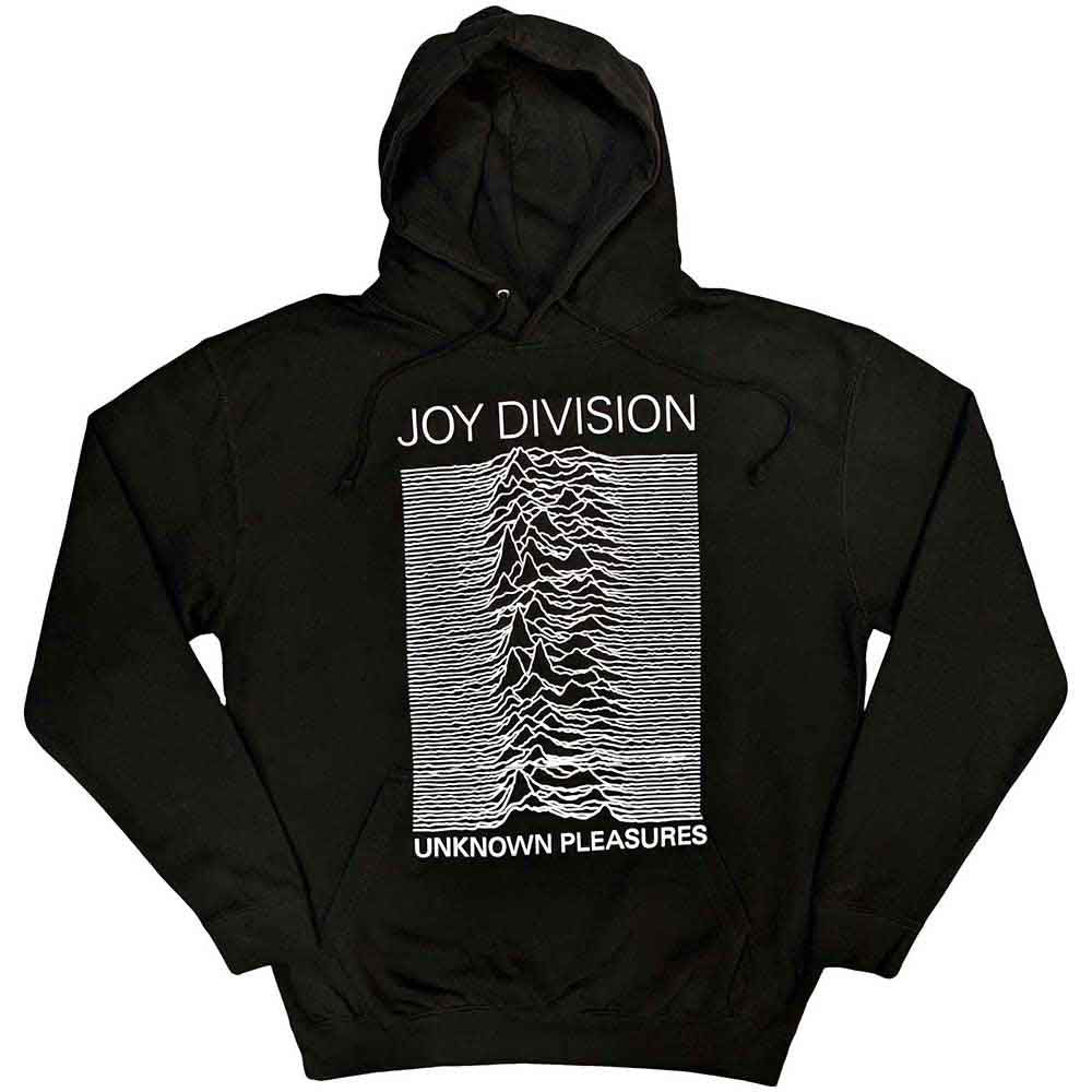 Joy Division Unknown Pleasures Fp Hooded Sweatshirt Front
