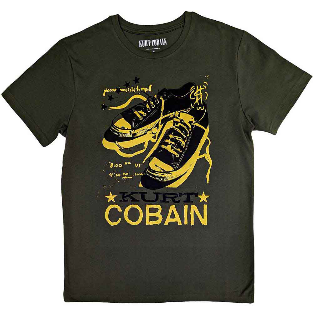 Kurt Cobain Converse T-shirt Front