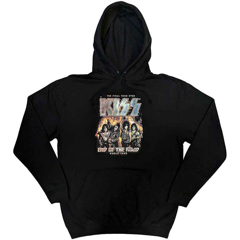 KISS End Of The Road Final Tour Hooded Sweatshirt Front