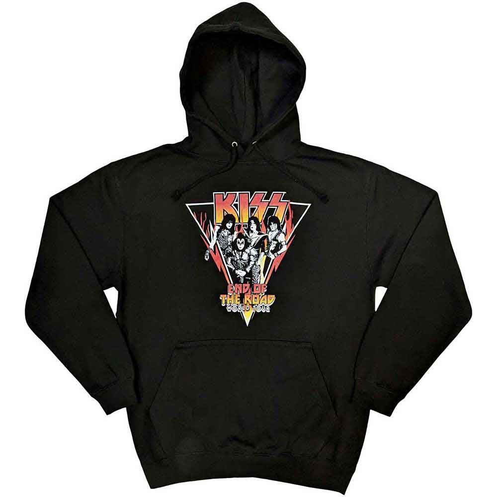 KISS Triangle Hooded Sweatshirt Front