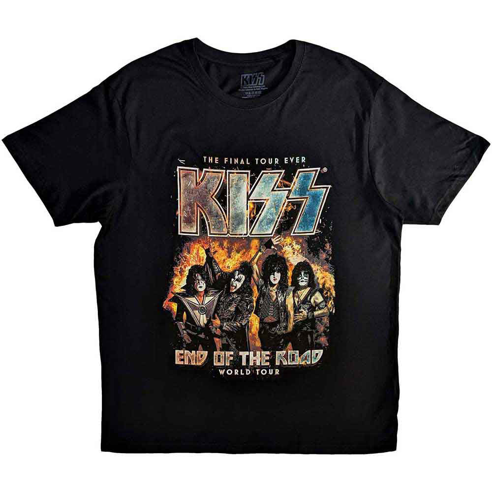 KISS End Of The Road Final Tour T-shirt Front