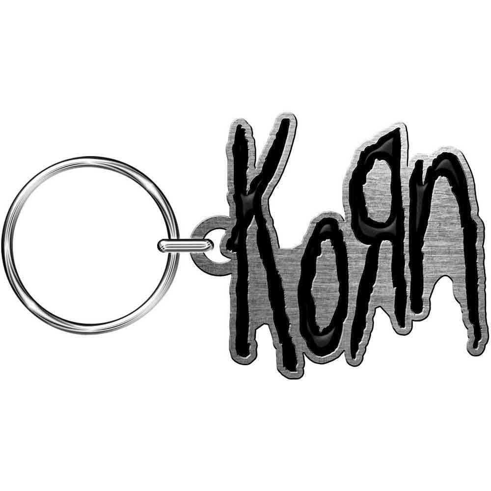 Korn Logo Metal Key Chain Front