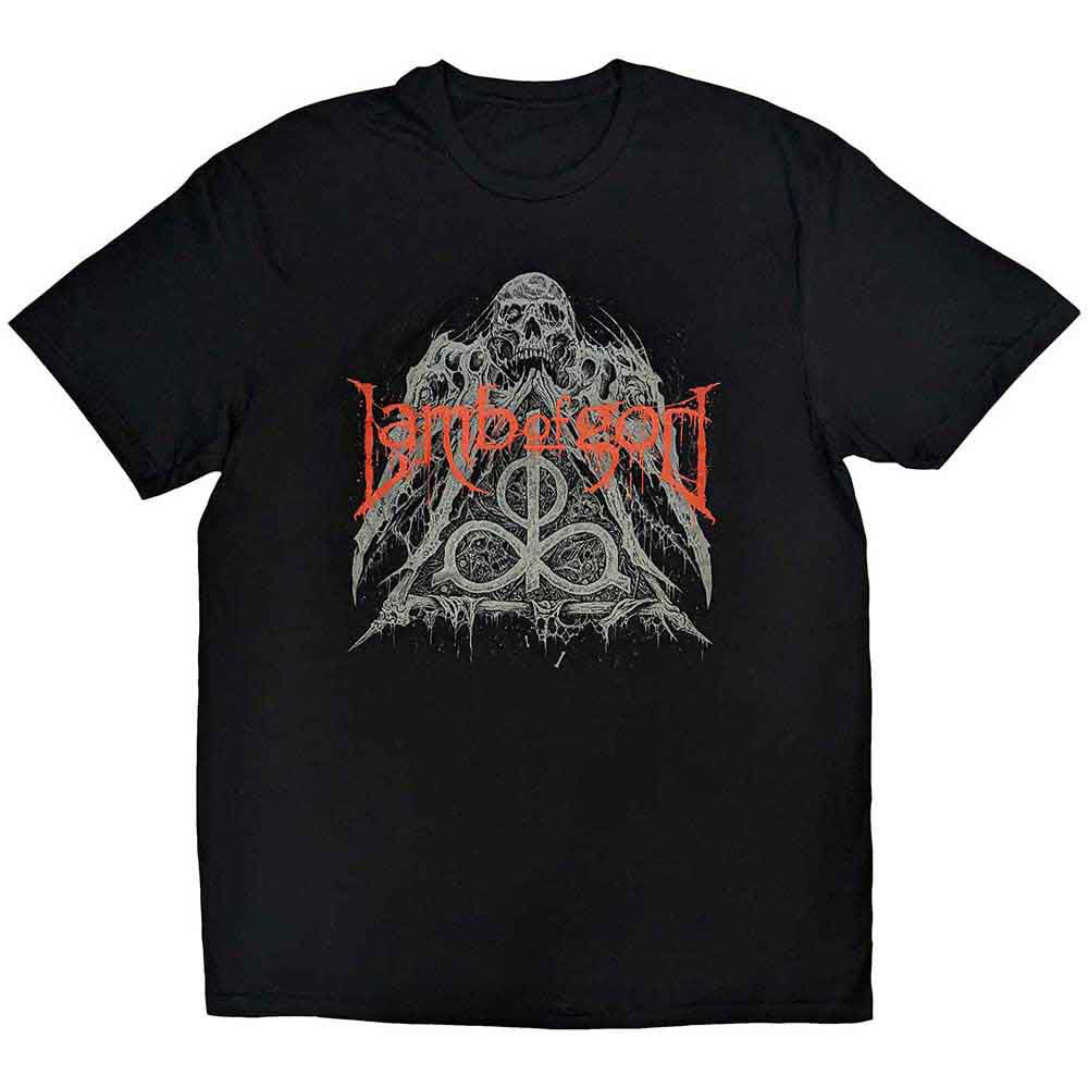 Lamb Of God Skull Pyramid T-shirt Front