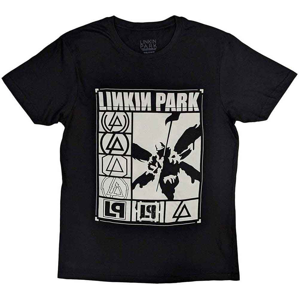 Linkin Park Logos Rectangle T-shirt Front