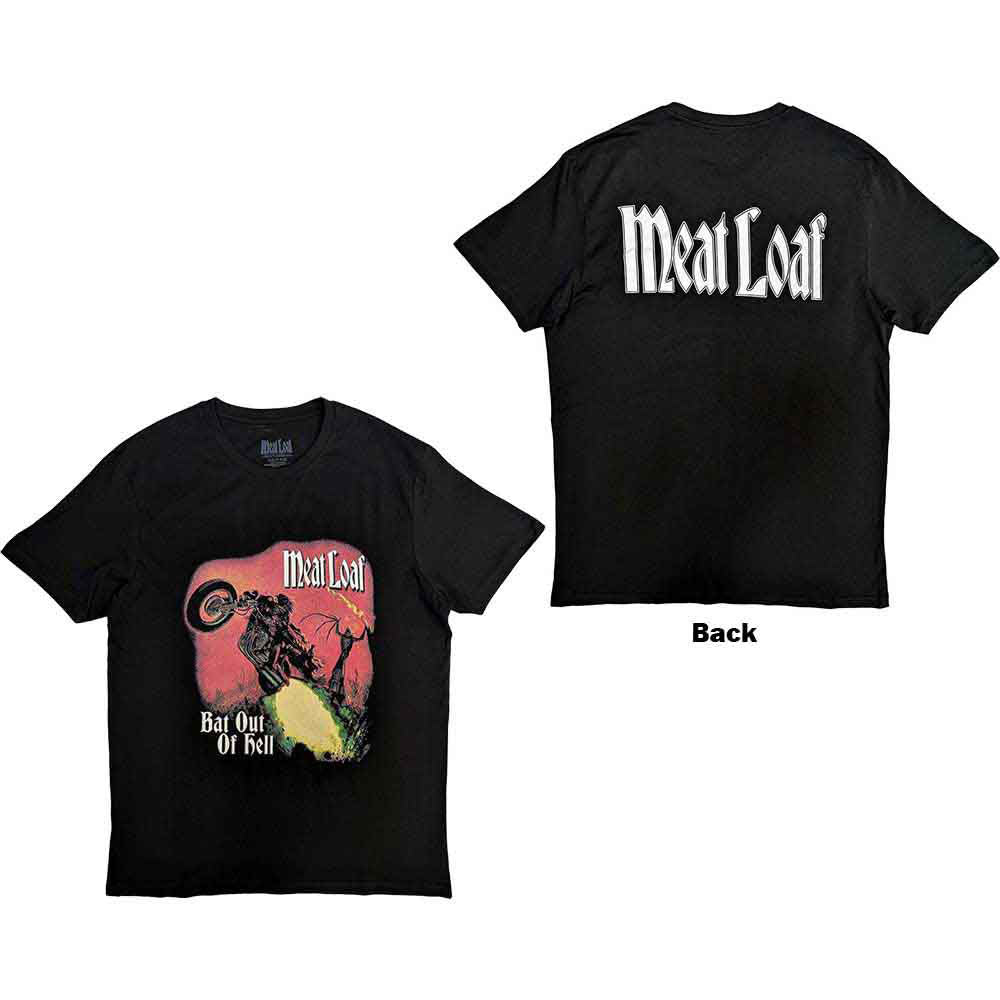 Meatloaf Bat Out Of Hell Cover T-shirt Front