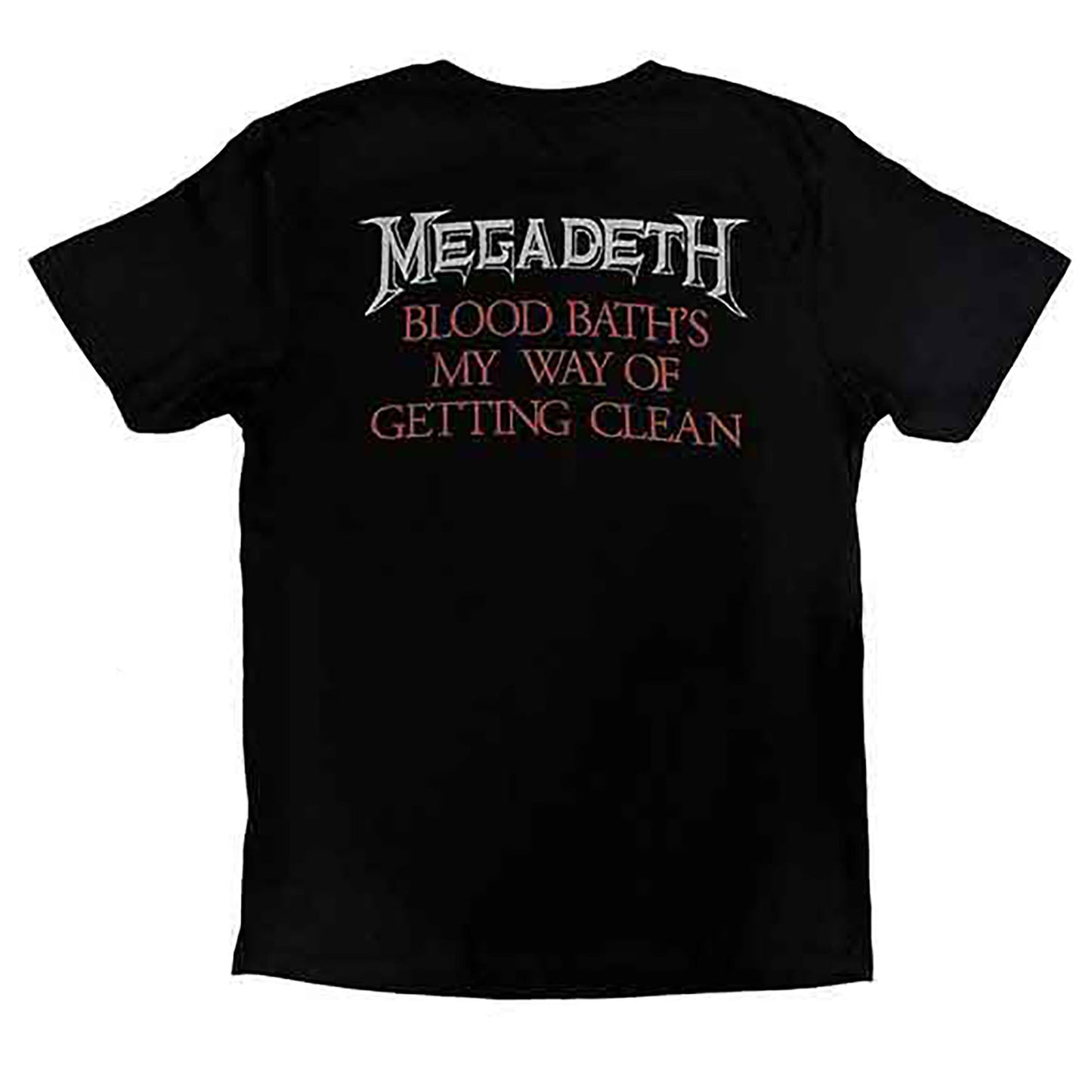 Megadeth Black Friday T-shirt Back