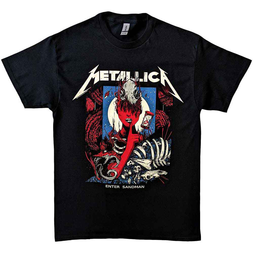 Metallica Enter Sandman Poster T-shirt Front