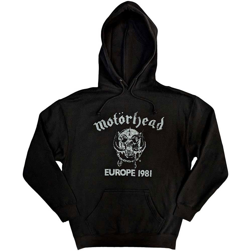 Motorhead Europe '81 Hooded Sweatshirt Front