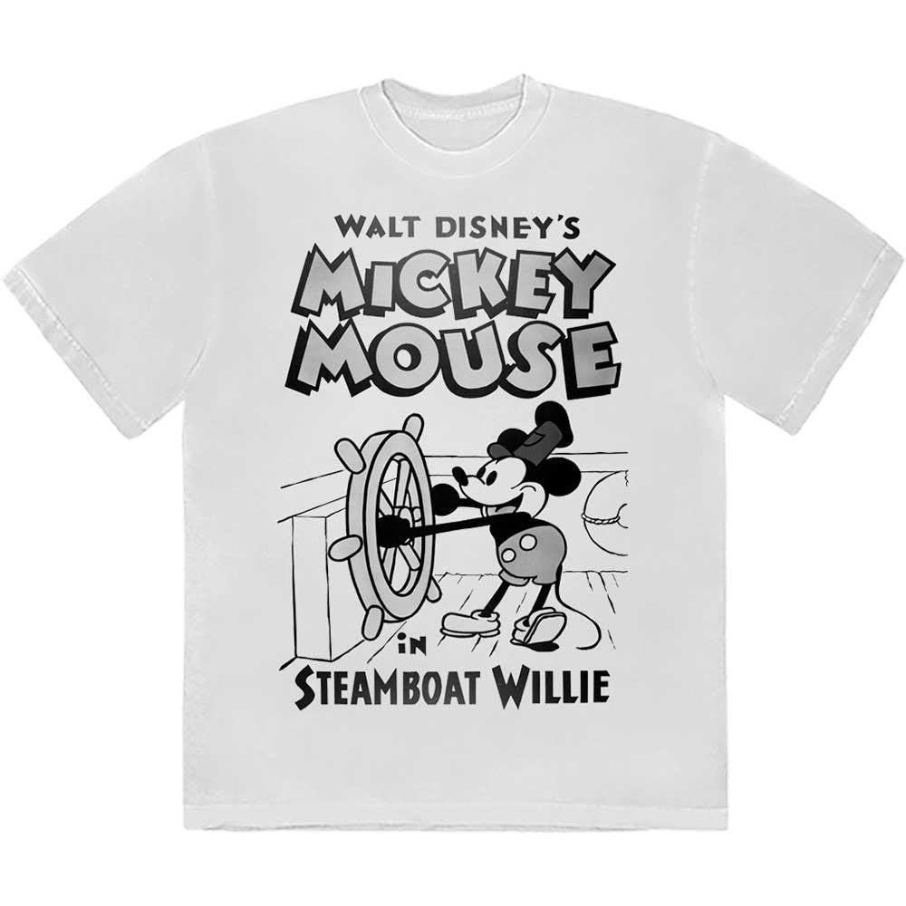 Disney Mickey Mouse Steamboat Willie T-shirt Front