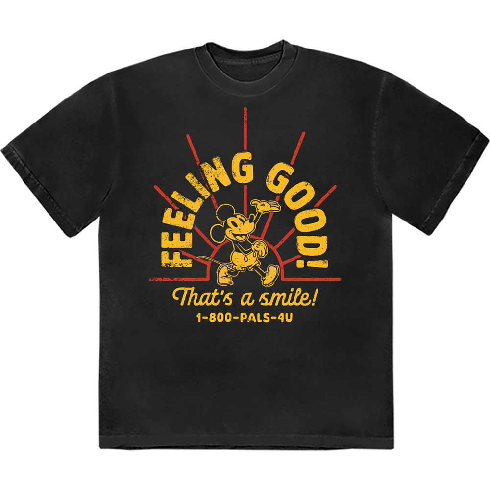 Disney Mickey Mouse Feeling Good T-shirt Front