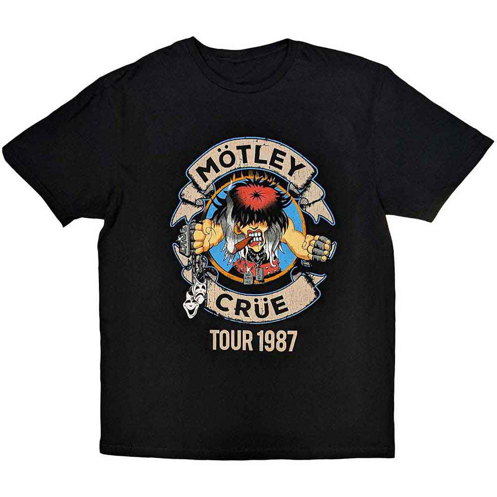Motley Crue Girls Girls Girls Tour '87 T-shirt Front